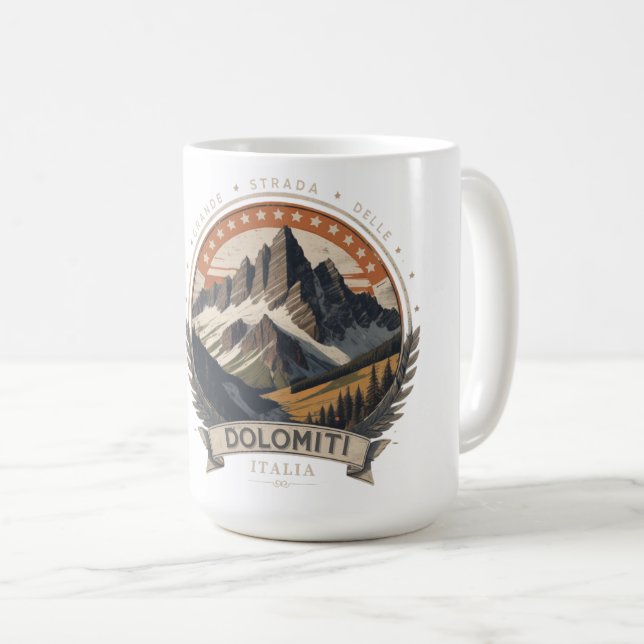 Strada statale 48 delle Dolomiti Coffee Mug (Front Right)