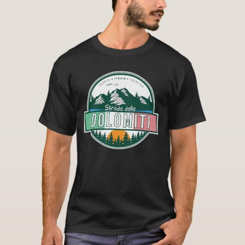Strada statale 48 delle Dolomiti italian apls T_Shirt