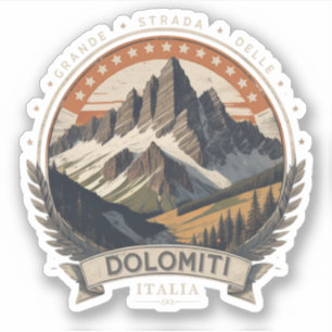 Strada statale 48 delle Dolomiti Sticker