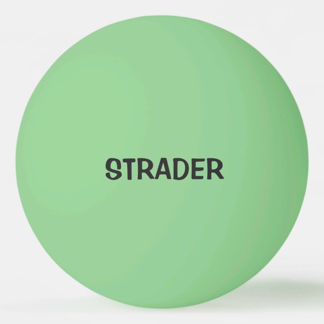 Strader Ping Pong Ball (Front)
