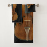 Stradivarius Violin Quintet Bath Towel Set at Zazzle