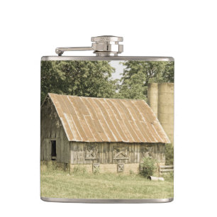 Strafford Mo Barn Antique Hip Flask