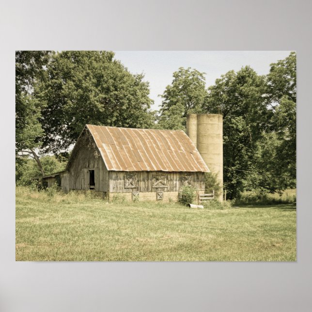 Strafford Mo Barn Antique Poster (Front)