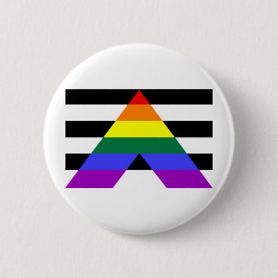 Straight Allies Pinback Button