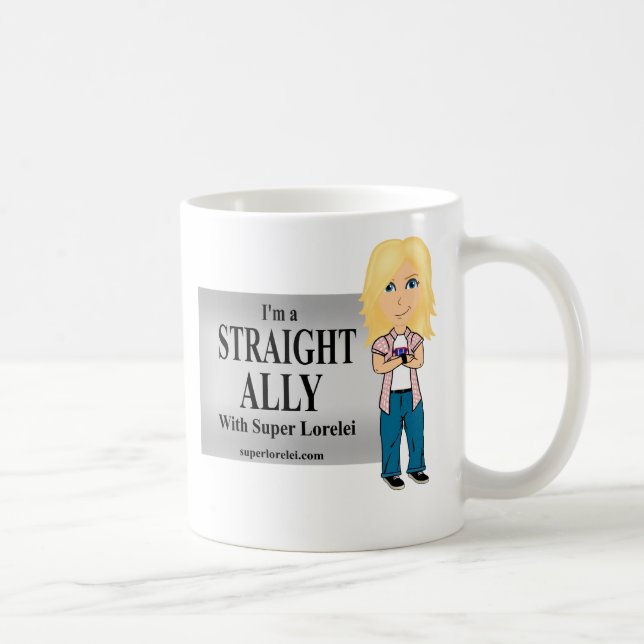 Straight Ally Coffee Mug (Right)