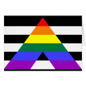 Straight Ally flag (Front Horizontal)