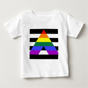 Straight Ally flag Baby T-Shirt