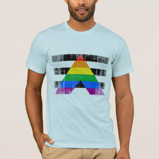 Straight Ally Flag distressed.png T-Shirt