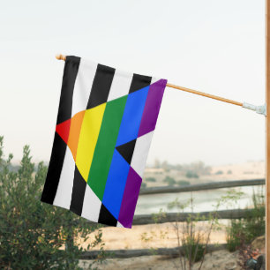 Straight Ally Flag LGBTQIA Parade Celebration