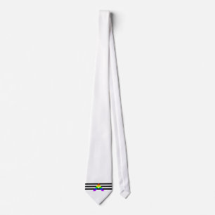 Straight Ally Flag Neck Tie