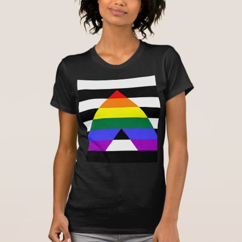 Straight Ally flag T_Shirt
