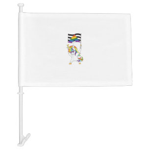 Straight Ally Flag Unicorn Trans Gay Pride LGBTQIA
