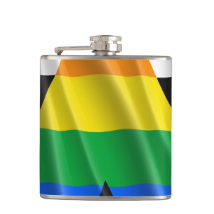 STRAIGHT ALLY FLAG WAVY DESIGN -.png Flask