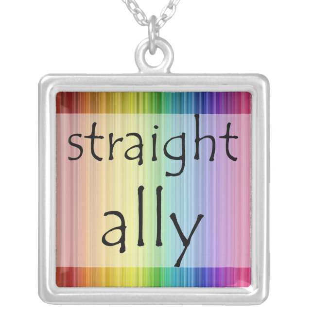 Straight Ally Necklace (Front)
