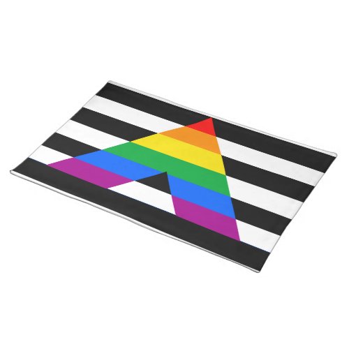 STRAIGHT ALLY PRIDE 2014 PRIDE CLOTH PLACEMAT