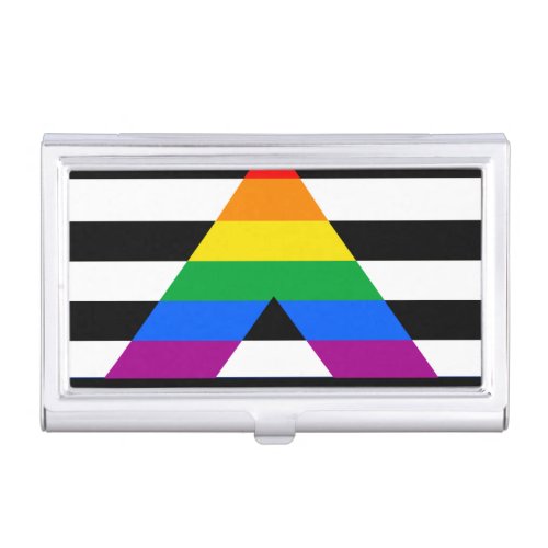 STRAIGHT ALLY PRIDE 2014 PRIDEpng Business Card Case
