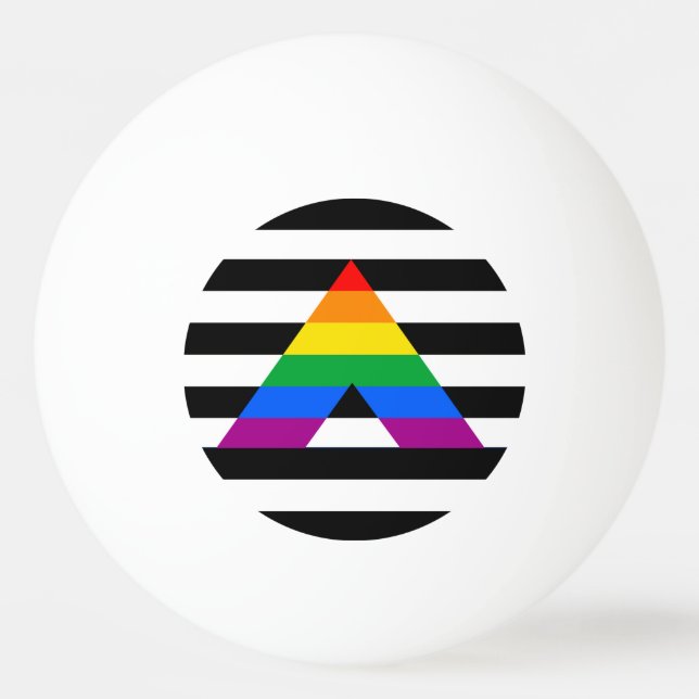STRAIGHT ALLY PRIDE 2014 PRIDE.png Ping Pong Ball (Front)