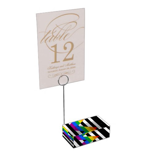 STRAIGHT ALLY PRIDE 2014 PRIDEpng Table Card Holder