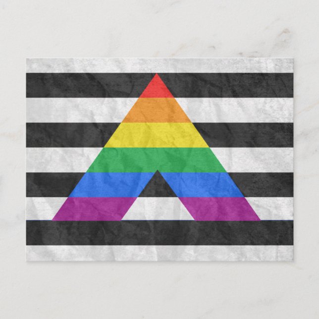 STRAIGHT ALLY PRIDE 2014 PRIDE POSTCARD (Front)
