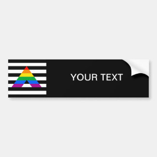 STRAIGHT ALLY PRIDE BUMPER STICKER