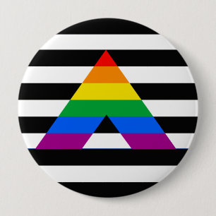 Straight Ally Pride Button