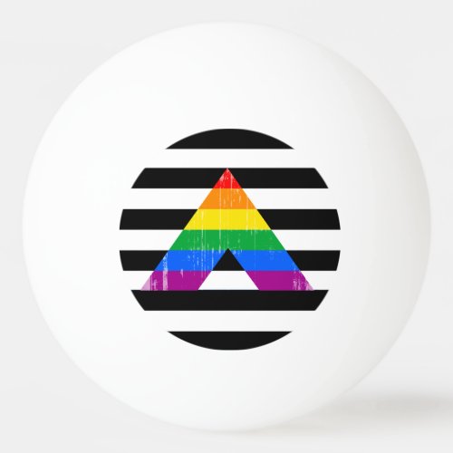 Straight Ally Pride distressedpng Ping_Pong Ball