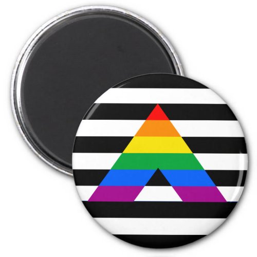 Straight Ally Pride Magnet