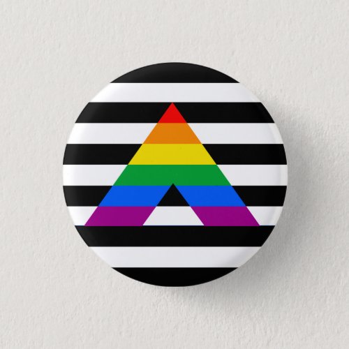 Straight Ally Pride Pinback Button