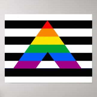 Straight Ally Pride Poster