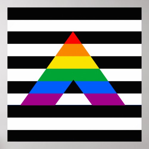 Straight Ally Pride Poster