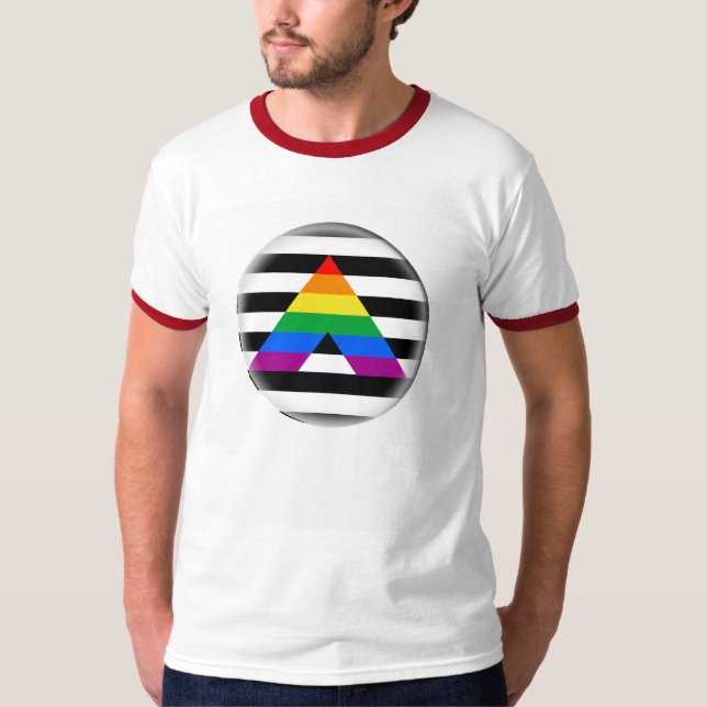 Straight Ally Pride T-Shirt (Front)