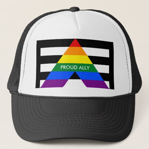 Straight Ally Pride Trucker Hat