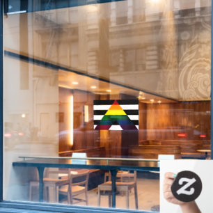 Straight Ally Pride Window Cling