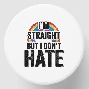 Straight Ally Rainbow Vintage Typography Shirt_1 Mini Candle Favors