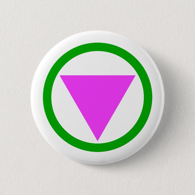 Straight Ally Symbol Pinback Button (Front)