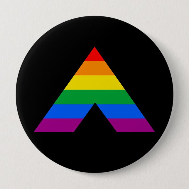 Straight Ally Symbol Pinback Button (Front)