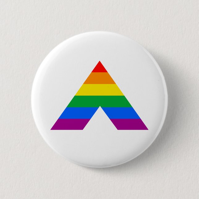 Straight Ally Symbol Pinback Button (Front)