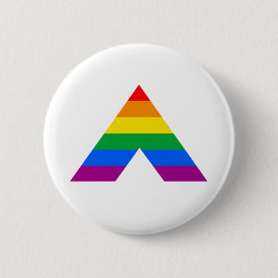 Straight Ally Symbol Pinback Button