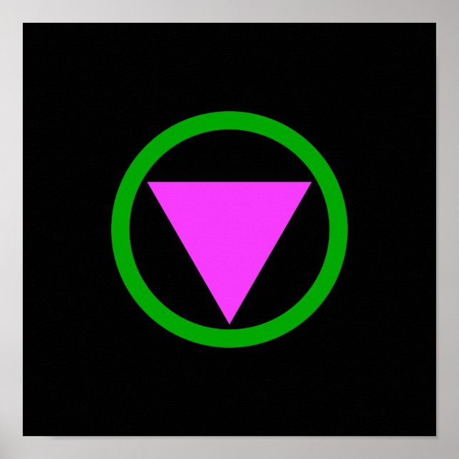 Straight ally symbol poster (Front)