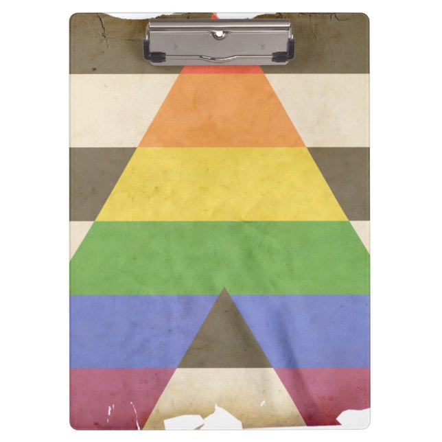 STRAIGHT ALLY VINTAGE DESIGN - 2014 PRIDE CLIPBOARD (Front)