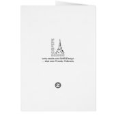 Straight as a Rail - Scripture Card (Back)