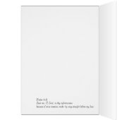 Straight as a Rail - Scripture Card (Inside (Left))