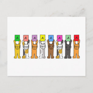 Straight A's Exam Success Postcard