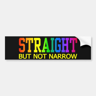 Straight Pride Bumper Stickers - Car Stickers | Zazzle