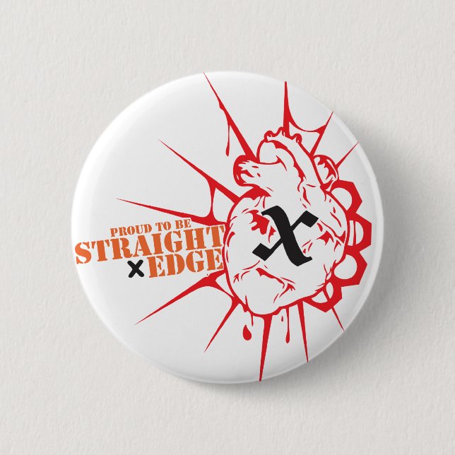 Straight Edge (H) Button (Front)