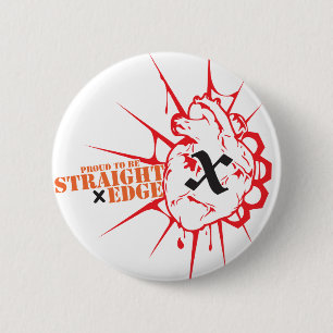 Straight Edge (H) Button