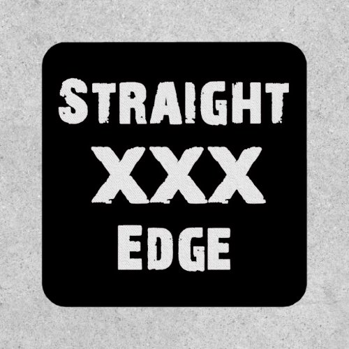 Straight Edge Patch