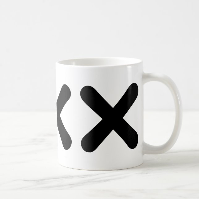 straight edge - punk coffee mug (Right)