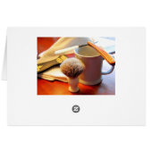 Straight Edge Razor Card (Back Horizontal)