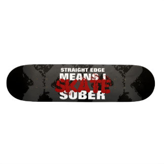 STRAIGHT EDGE Skateboard Deck